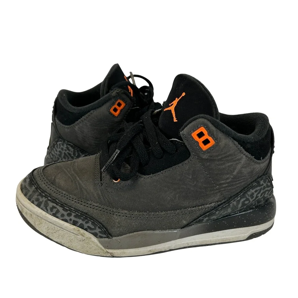 Jordan Air Jordan 3 Retro Fear Night Stadium Total Orange DM0966-080 Kids 1Y